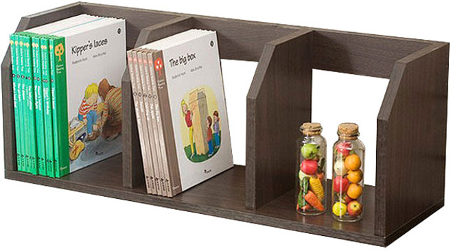 북 스탠드 책꽂이, 월넛, 1단