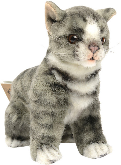 한사토이 Kitten Gray 봉제인형 6493, 18cm, 혼합색상, 1개