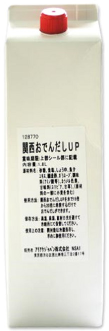 아리아케-간사이오뎅다시up, 1.8L, 1개