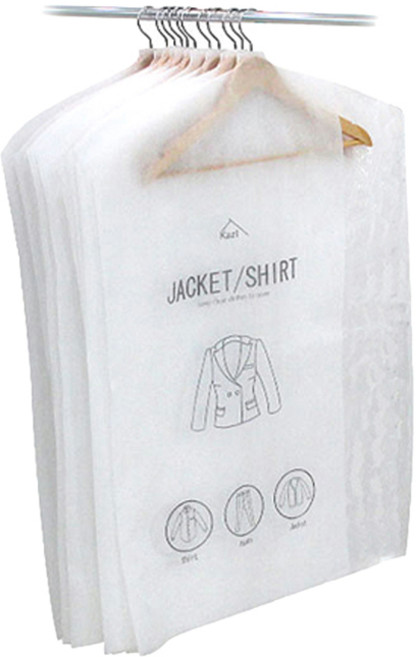 가쯔 화이트 베이직 옷 커버, 1개