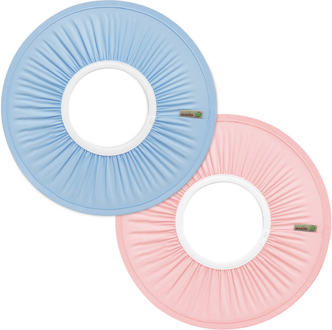 마니또 일반 샴푸캡, 블루 + 핑크, 2개