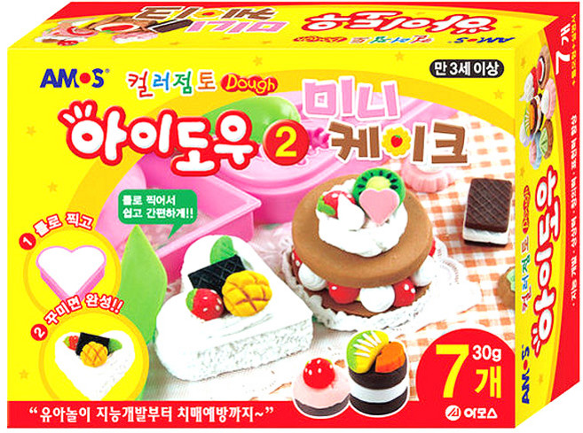 아모스 6000 아이도우 미니 케익 만들기, 혼합색상, 1개