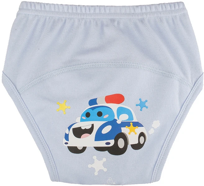 아가짱 유아용 프랜들리 배변훈련팬티, 하늘색(경찰차), 1개 - 쿠팡