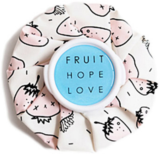 아리코 냉온찜질 다용도 얼음주머니 14.5cm 딸기, 1개