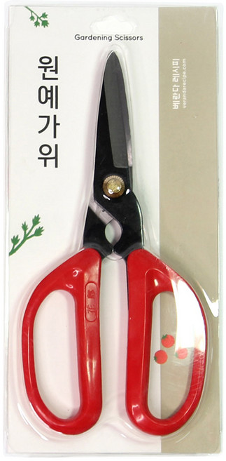 베란다 레시피 원예가위 레드, 1개