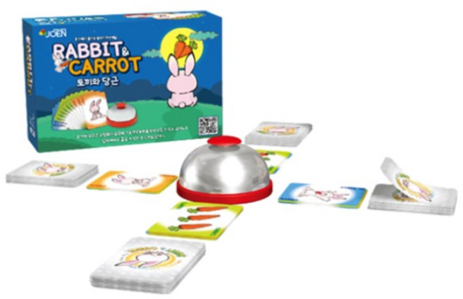 조엔 토끼와 당근 할리갈리, 혼합색상, 1개