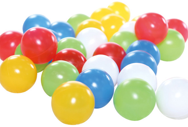 아하토이 아가랑 킹콩 볼풀공 100p, 파랑 + 빨강 + 노랑 + 그린 + 흰색, 1세트