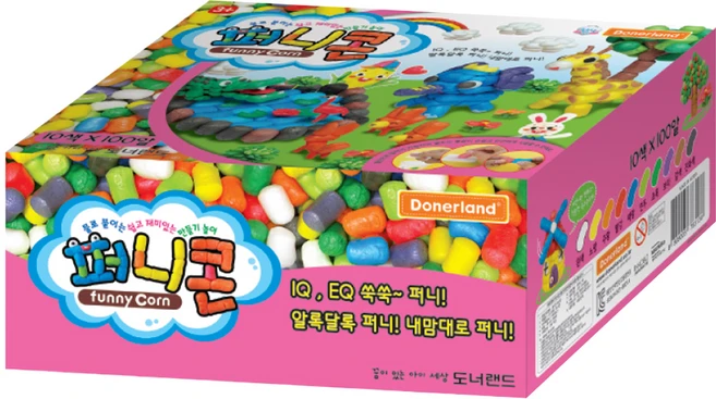 도너랜드 퍼니콘 1000알, 혼합 색상, 1개 - 쿠팡
