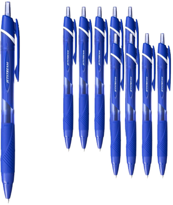 제트스트림 유성볼펜 0.7mm SXN-150-07, 블루, 10개