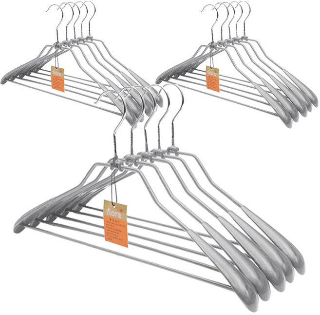 네이쳐리빙 정장 기본 옷걸이, 그레이, 15개