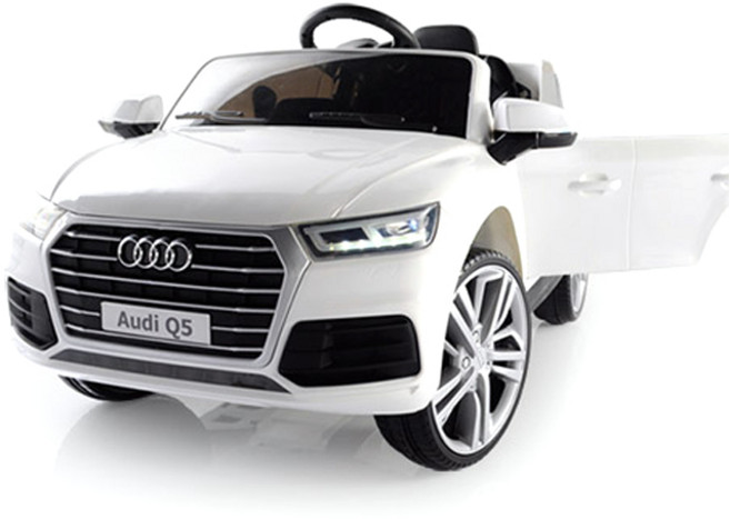 대호토이즈 아우디 Q5 12V 듀얼모터 유아전동차, 화이트