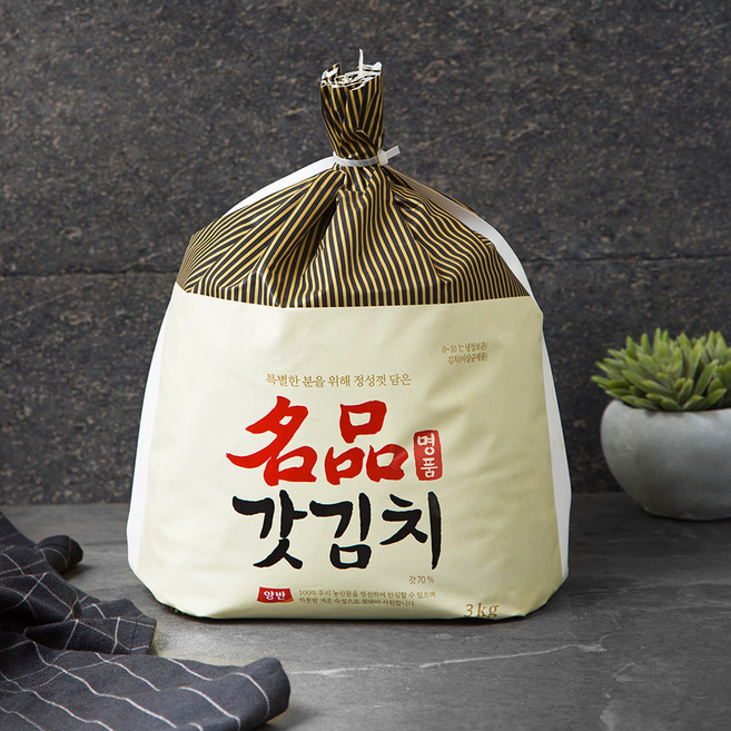 양반 명품 갓김치, 3kg, 1개