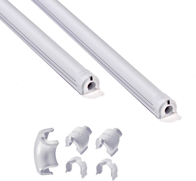 디클루 케이블데코 플러스 전선몰딩 세트 스몰사이즈 2m, 연회색 + 연회색캡, 1개