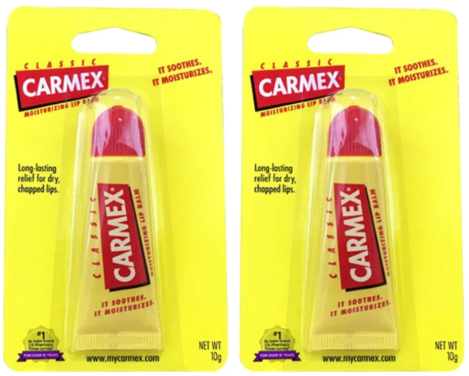 카멕스 모이스처라이징 립밤 튜브, 클래식, 10g, 2개 - 쿠팡