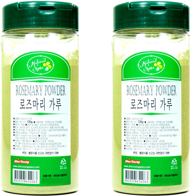 내츄럴스파이스 로즈마리가루, 120g, 2개
