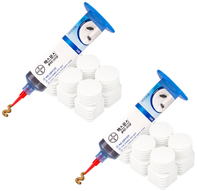 맥스포스 셀렉트 이지겔 바퀴벌레살충제 + 먹이통 30p 세트, 30g, 2세트