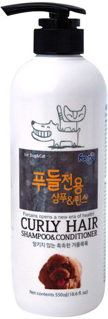포비스 푸들 전용 샴푸 앤 린스, 550ml, 1개입, 1개