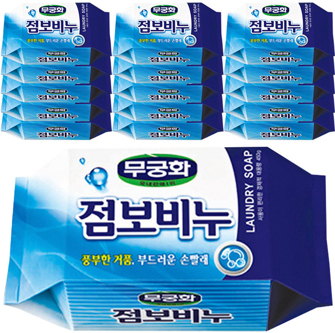 무궁화 점보비누, 450g, 16개