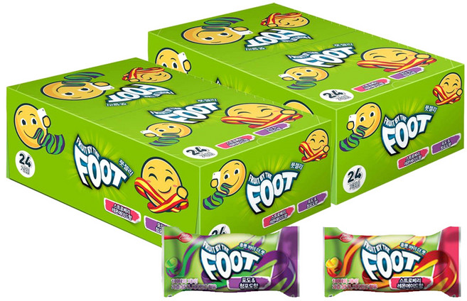 General Mills Sales 후룻바이더풋 LE버라이어티팩 츄잉젤리, 1.02kg, 1개