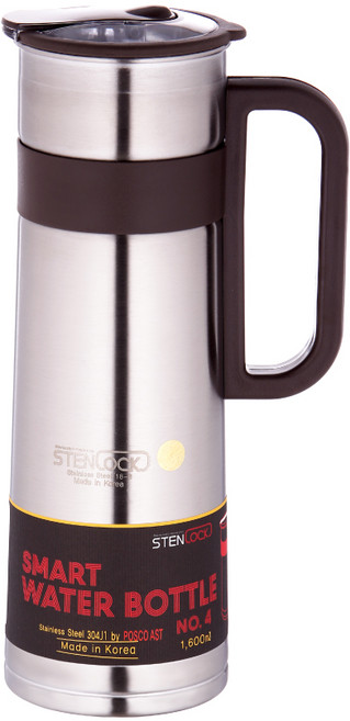 스텐락 스마트 스텐 물병 04호, 혼합색상, 1600ml, 1개