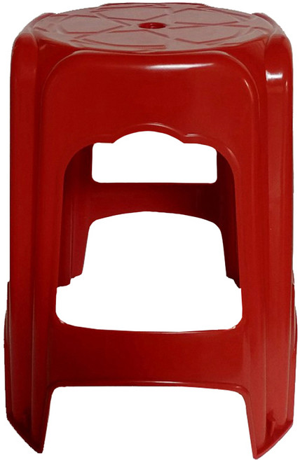 수정 사각의자, 레드, 1개