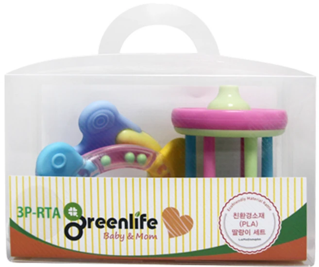 Greenlife 딸랑이 치발기 3종 세트 RTA, 장구 딸랑이 + 왕관 치발기 겸 딸랑이 + 캔디 치발기 겸 딸랑이, 혼합색상, 1세트 - 쿠팡