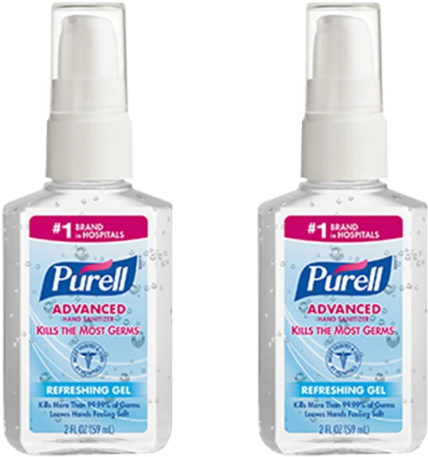 퓨렐 휴대용 손소독제, 59ml, 2개 - 쿠팡