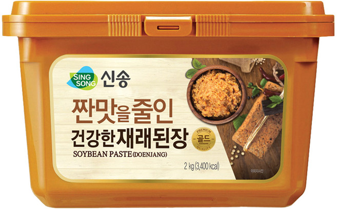 신송 짠맛을 줄인 건강한 재래된장, 2kg, 1개