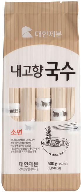 대한제분 곰표 내고향국수, 500g, 1개