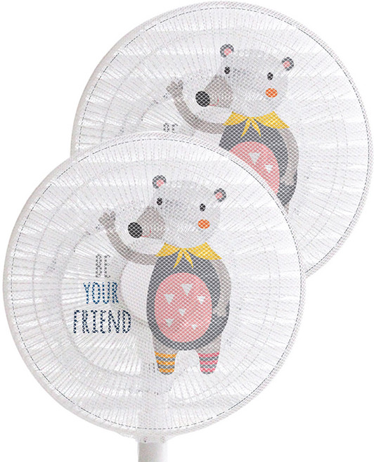 더자리 프리미엄 선풍기 안전망, 망고, 2개