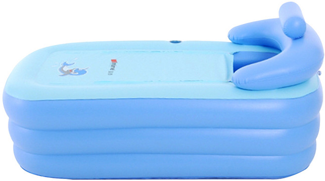 요기쏘 이동식 에어 반신 욕조, 블루, 1개