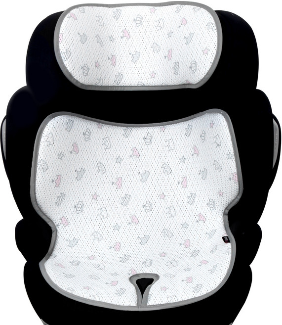 마니또 클린 유아 주니어 겸용 카시트용 쿨시트, 티아라핑크, 1개