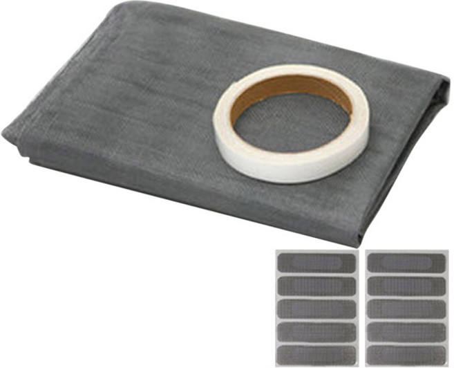 바로 방충망 시트 특대형 + 특수 양면테이프 + 물구멍 방충망 10p, 1세트