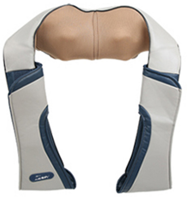 제스파 충전식 무선형 목어깨 안마기, ZP7037, 네이비