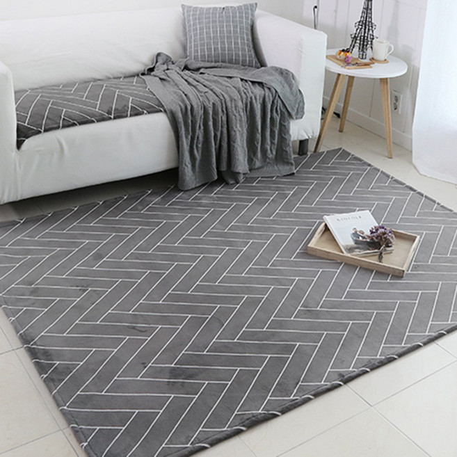 까사베르데 리치 헤링본 5mm 극세사 카페트