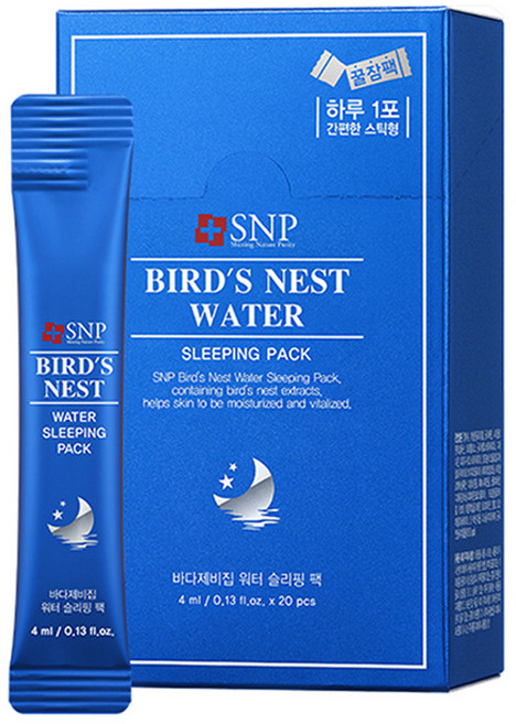 에스엔피 바다제비집 워터 슬리핑 팩 스틱형, 4ml, 20개