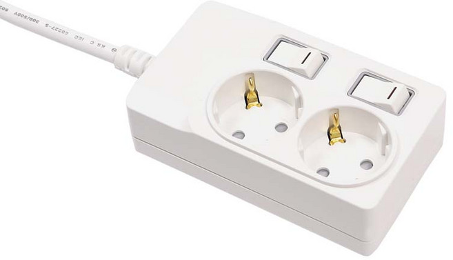 써보니 개별 스위치형 멀티탭 2구, 1.5m, 1개