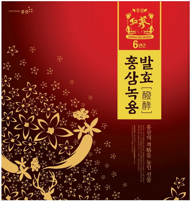 휴럼 발효홍삼녹용, 50g, 24개