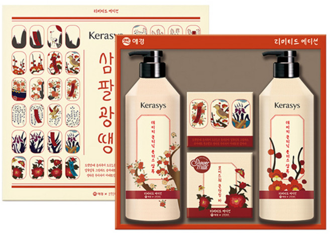 케라시스 함께하는 기쁨 화투 헤어 선물세트 + 쇼핑백, 6세트