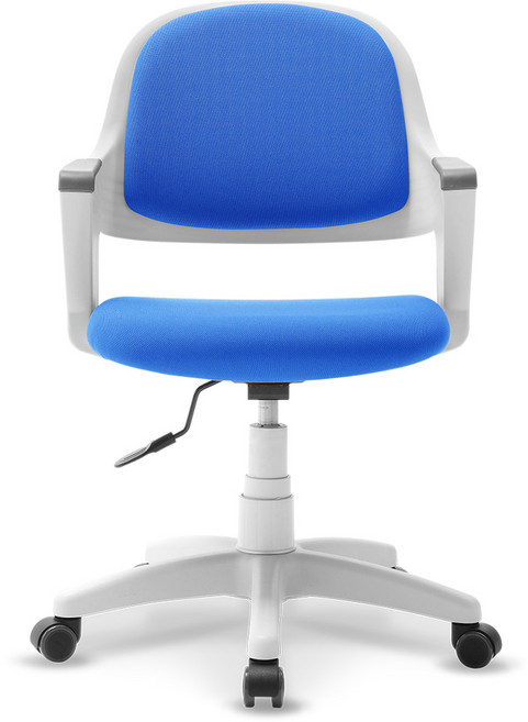 체어클럽 터치백 화이트바디 의자, 블루