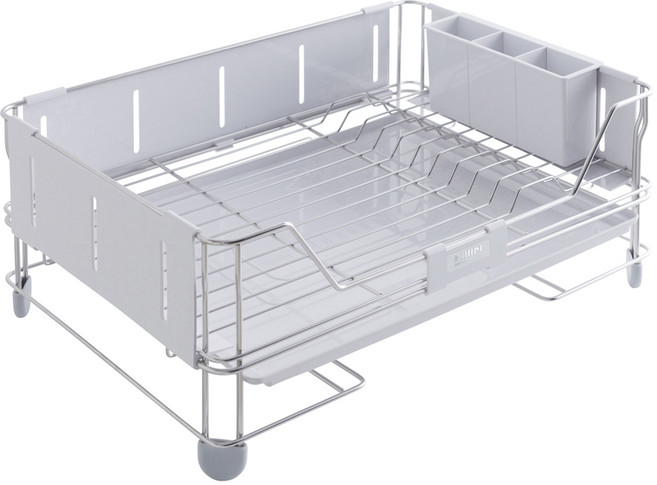 한샘 뉴 샤인 식기건조대 SUS 304, 1단, 화이트, 1개