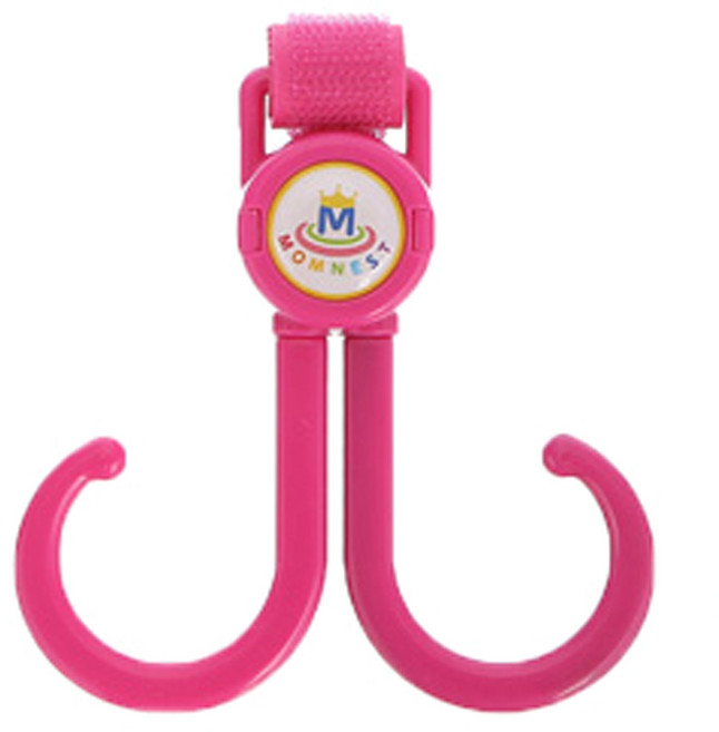 맘네스트 유모차걸이, 핑크, 1개