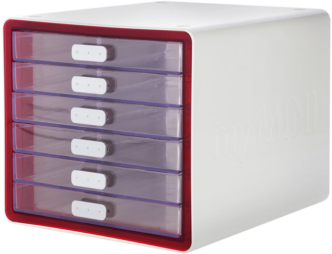 시스맥스 마이미니 소품함, RED, 6단