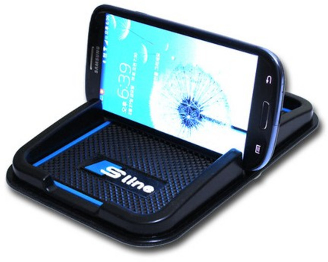 티몰 아우디 S-Line 스마트폰 거치대 논슬립 패드, 혼합 색상, 1개