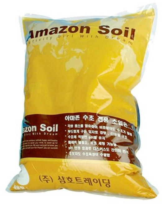 아마존 소일 2kg 수초 어항 바닥재, 1개