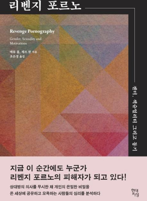 리벤지 포르노 : 젠더 섹슈얼리티 그리고 동기, 현대지성, 매튜 홀제프 헌