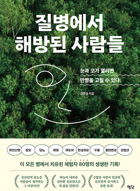 질병에서 해방된 사람들 : 눈과 코가 열리면 만병을 고칠 수 있다, 평단, 김주영
