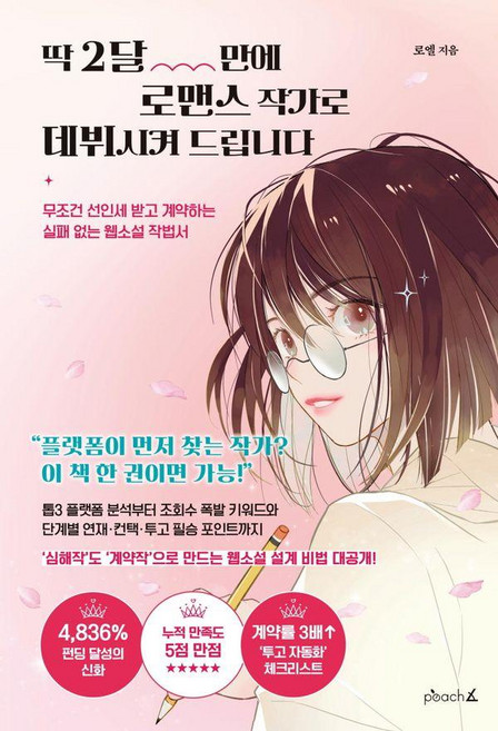 讓你 romance 小說家出道： 無條件收取預付金並簽約 絕不失敗的網路小說寫作法, Roel, Peach A