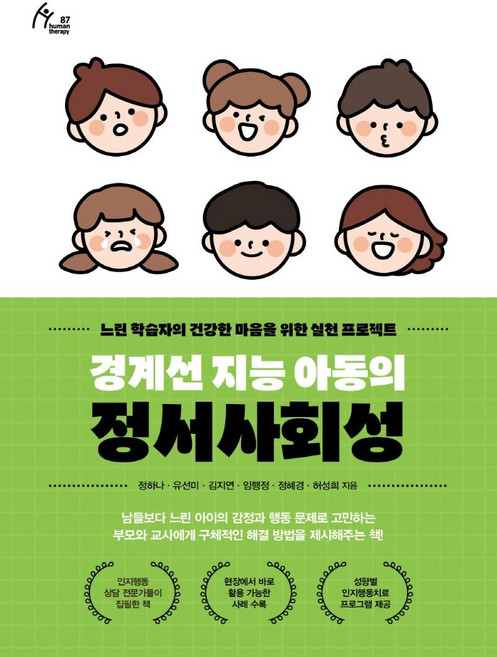 경계선 지능 아동의 정서사회성(큰글자도서):느린 학습자의 건강한 마음을 위한 실천 프로젝트, 정하나,유선미,김지연,임행정,정혜경,허성희 저, 이담북스