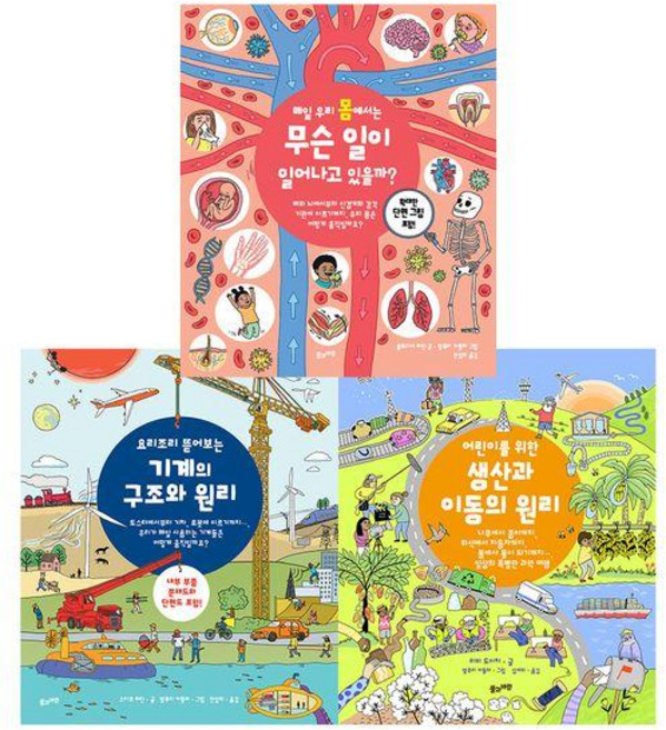 Grass and Wind Publishing 兒童人體、機械與生產百科全書套組 (全3冊精裝), 莉比·多伊奇, 無null